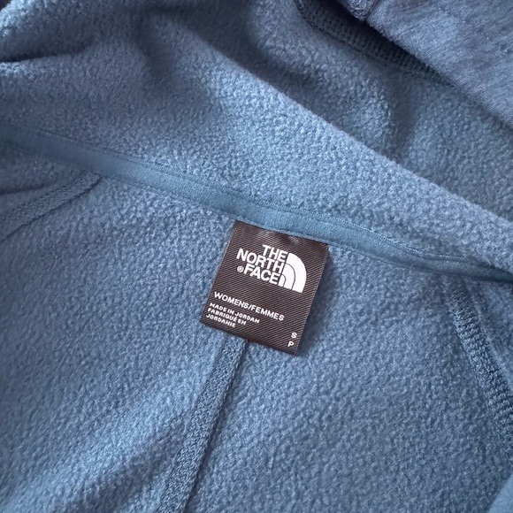 The North Face Dark Blue Full-Zip fleece Hoodie - Picture 4 of 5